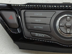 2013-2014 Nissan Pathfinder Radio Control Panel