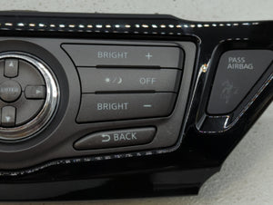 2013-2014 Nissan Pathfinder Radio Control Panel