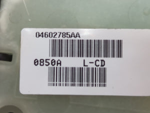 2007-2010 Chrysler 300 Master Power Window Switch Replacement Driver Side Left P/N:04602785AA Fits OEM Used Auto Parts