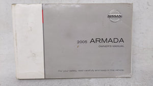 2005 Nissan Armada Owners Manual Book Guide OEM Used Auto Parts - Oemusedautoparts1.com