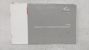 2005 Nissan Armada Owners Manual Book Guide OEM Used Auto Parts - Oemusedautoparts1.com