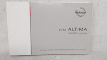 2012 Nissan Altima Owners Manual Book Guide OEM Used Auto Parts - Oemusedautoparts1.com