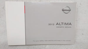 2012 Nissan Altima Owners Manual Book Guide OEM Used Auto Parts - Oemusedautoparts1.com