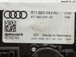 2009-2012 Audi A4 Climate Control Module Temperature AC/Heater Replacement P/N:8T1 820 043 AC Fits 2008 2009 2010 2011 2012 2013 OEM Used Auto Parts