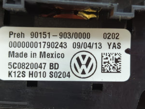 2012 Volkswagen Gli Climate Control Module Temperature AC/Heater Replacement P/N:90151-903 90151-520 Fits 2011 2013 2014 OEM Used Auto Parts