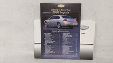 2006 Chevrolet Impala Owners Manual Book Guide OEM Used Auto Parts - Oemusedautoparts1.com