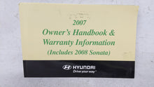 2008 Hyundai Sonata Owners Manual Book Guide OEM Used Auto Parts - Oemusedautoparts1.com