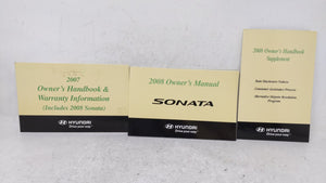 2008 Hyundai Sonata Owners Manual Book Guide OEM Used Auto Parts - Oemusedautoparts1.com