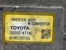 2010-2011 Toyota Prius Dc Converter Inverter Charger Assembly G9200-47140