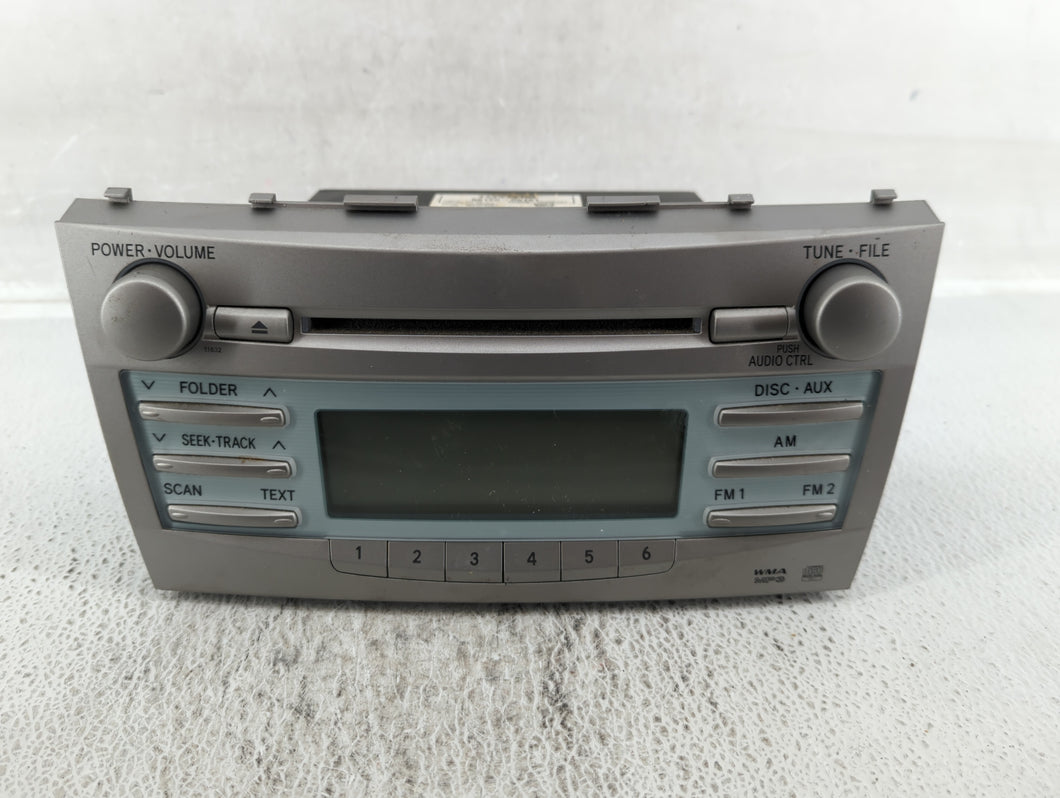 2007-2009 Toyota Camry Radio AM FM Cd Player Receiver Replacement P/N:86120-06181 Fits 2007 2008 2009 OEM Used Auto Parts