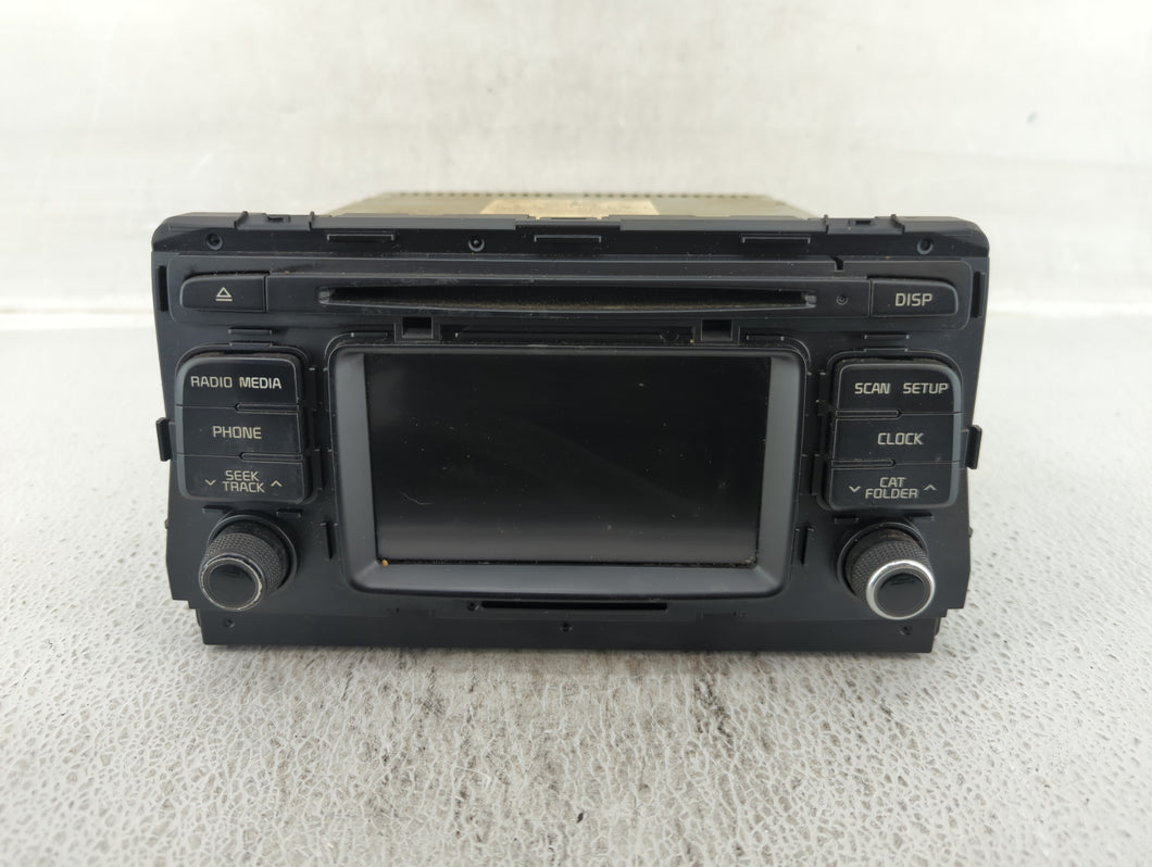 2016-2018 Kia Optima Radio AM FM Cd Player Receiver Replacement P/N:96180-D5100WK Fits 2016 2017 2018 OEM Used Auto Parts