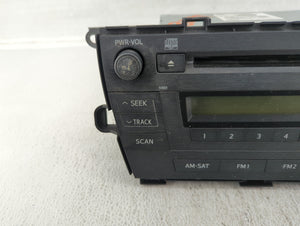 2010-2011 Toyota Prius Radio AM FM Cd Player Receiver Replacement P/N:86120-47290 Fits 2010 2011 OEM Used Auto Parts