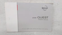 2008 Nissan Quest Owners Manual Book Guide OEM Used Auto Parts - Oemusedautoparts1.com