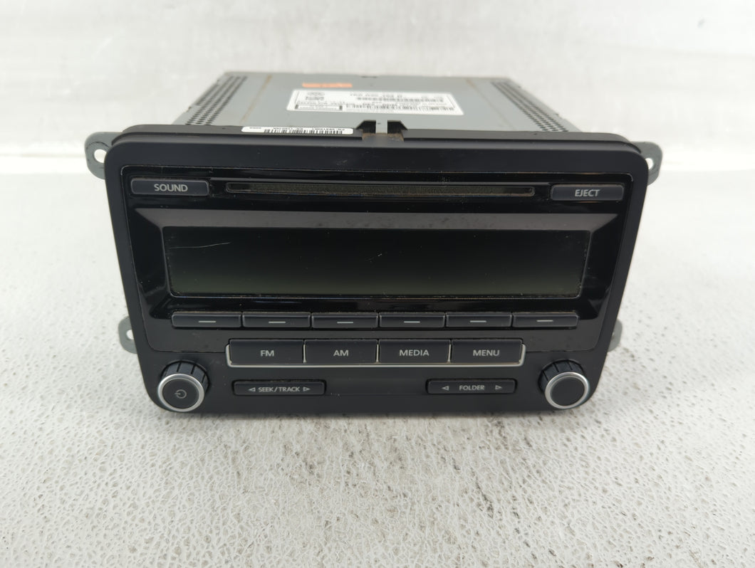 2011-2014 Volkswagen Jetta Radio AM FM Cd Player Receiver Replacement P/N:1K0 035 164 D Fits 2011 2012 2013 2014 2015 2016 OEM Used Auto Parts