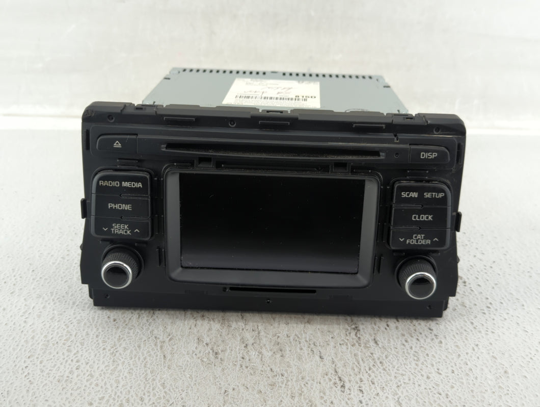 2017-2018 Kia Optima Radio AM FM Cd Player Receiver Replacement P/N:96180-A8150WK 96160-D5150WK Fits 2017 2018 OEM Used Auto Parts