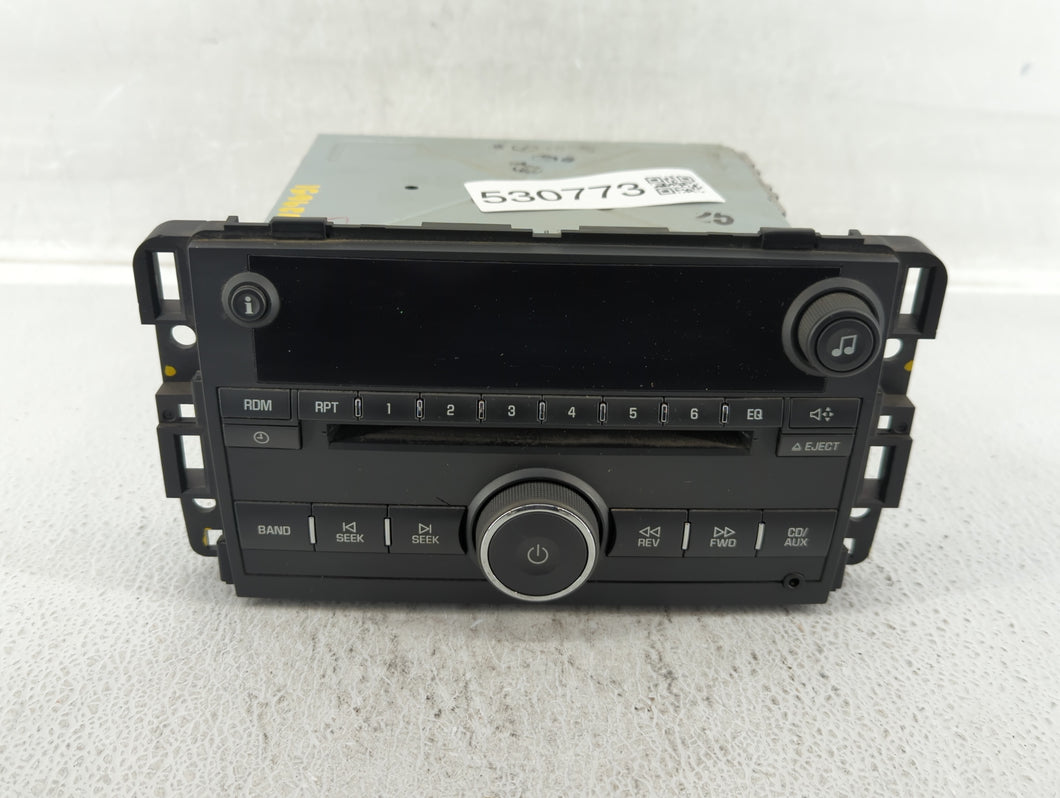 2006-2008 Chevrolet Impala Radio AM FM Cd Player Receiver Replacement P/N:15951757 Fits 2006 2007 2008 OEM Used Auto Parts