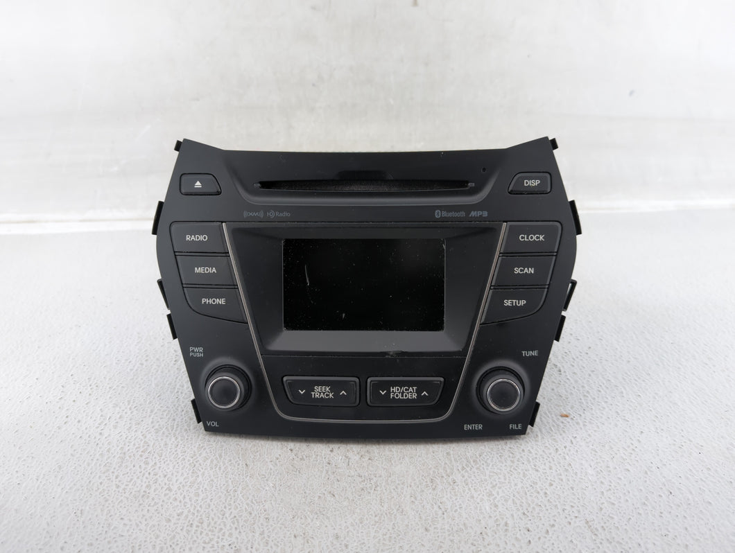 2013-2016 Hyundai Santa Fe Radio AM FM Cd Player Receiver Replacement P/N:96180-B89514X Fits 2013 2014 2015 2016 OEM Used Auto Parts