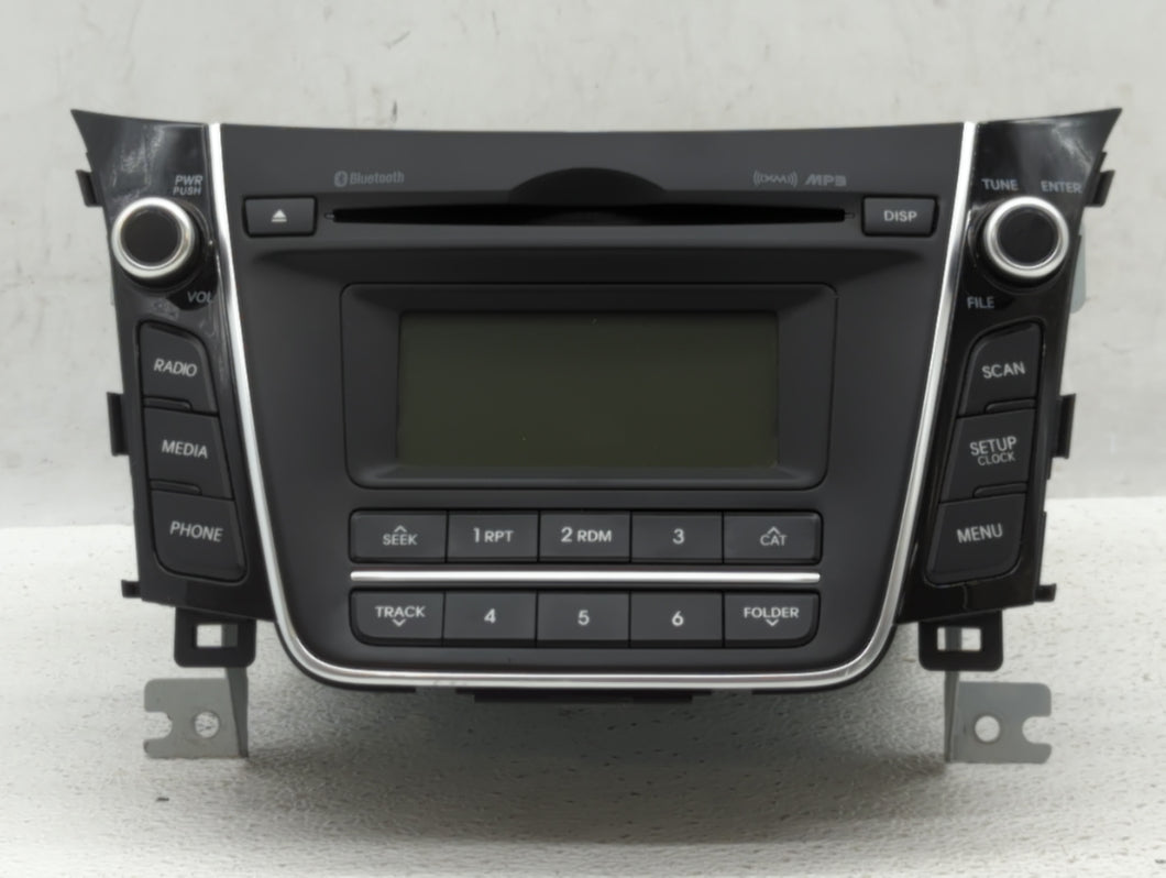 2013-2015 Hyundai Elantra Radio AM FM Cd Player Receiver Replacement P/N:96170-A5170GU Fits 2013 2014 2015 OEM Used Auto Parts