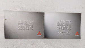 2004 Mitsubishi Lancer Owners Manual Book Guide OEM Used Auto Parts - Oemusedautoparts1.com