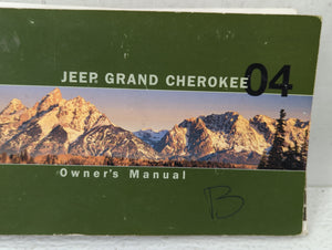 2004 Jeep Grand Cherokee Owners Manual Book Guide OEM Used Auto Parts