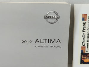 2012 Nissan Altima Owners Manual Book Guide OEM Used Auto Parts