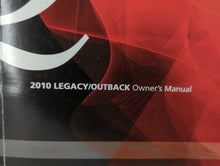 2010 Subaru Legacy Owners Manual Book Guide OEM Used Auto Parts