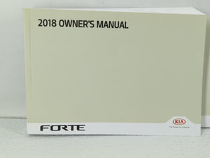 2018 Kia Forte Owners Manual Book Guide OEM Used Auto Parts