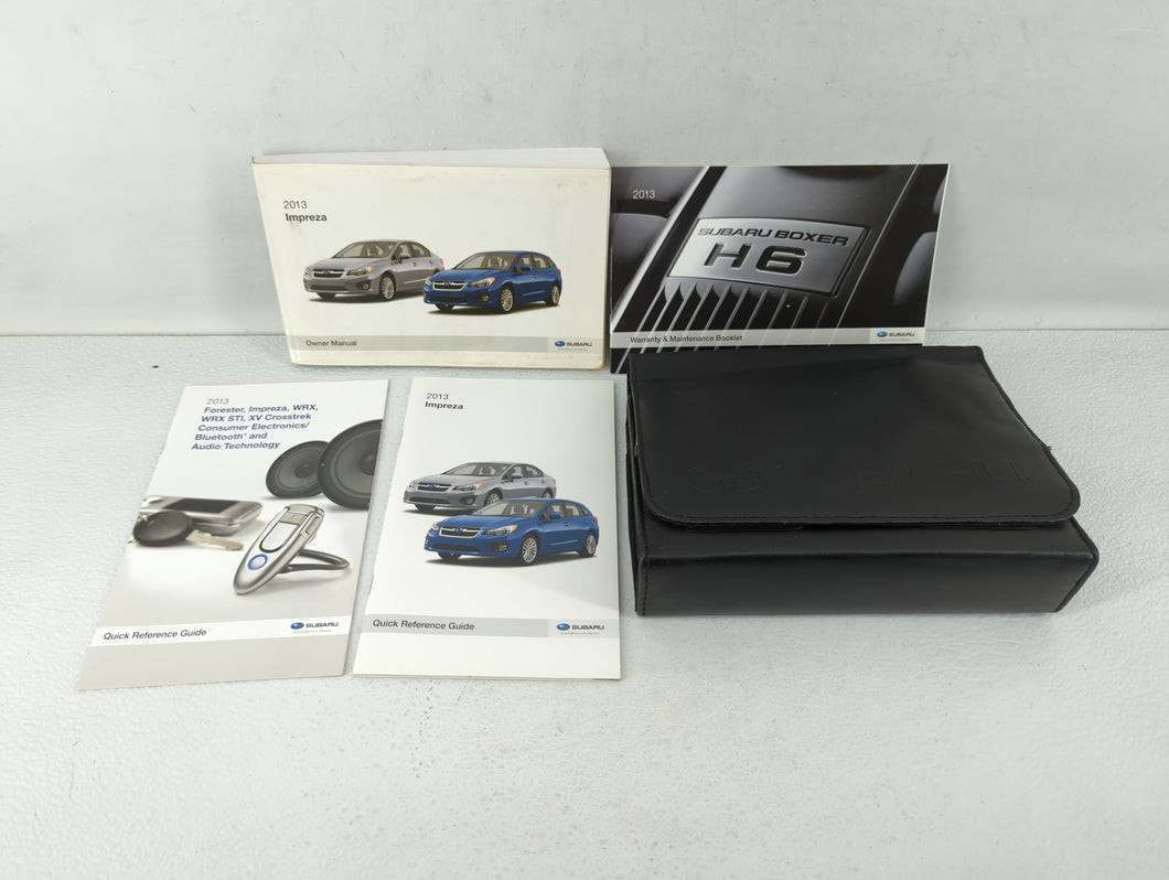 2013 Subaru Impreza Owners Manual Book Guide OEM Used Auto Parts