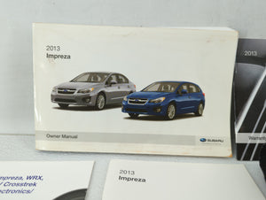 2013 Subaru Impreza Owners Manual Book Guide OEM Used Auto Parts