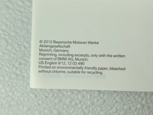 2013 Bmw 320i Owners Manual Book Guide OEM Used Auto Parts