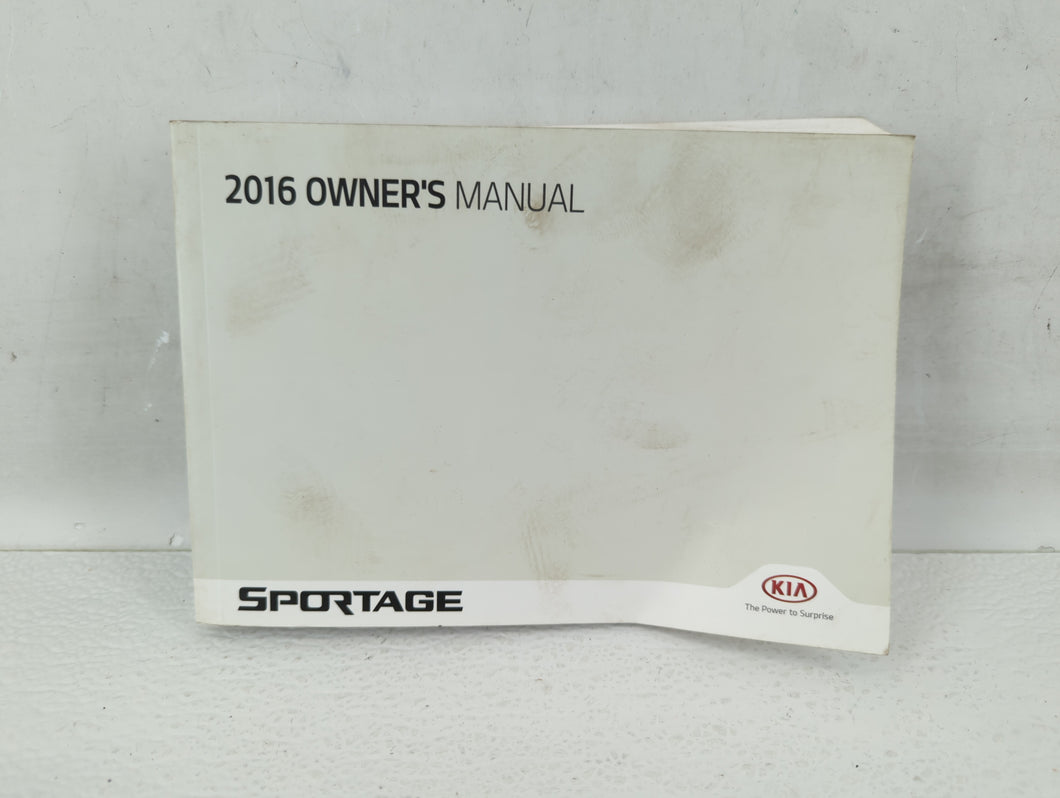 2016 Kia Sportage Owners Manual Book Guide OEM Used Auto Parts