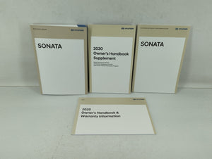 2020 Hyundai Sonata Owners Manual Book Guide OEM Used Auto Parts