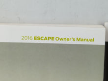2016 Ford Escape Owners Manual Book Guide OEM Used Auto Parts