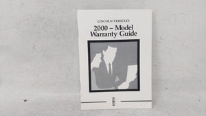 2000 Lincoln Navigator Owners Manual Book Guide OEM Used Auto Parts - Oemusedautoparts1.com