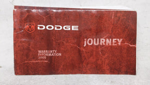 2009 Dodge Journey Owners Manual Book Guide OEM Used Auto Parts - Oemusedautoparts1.com