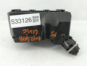 2012-2015 Honda Civic Fusebox Fuse Box Panel Relay Module P/N:TR0 A012 A0 Fits 2012 2013 2014 2015 OEM Used Auto Parts