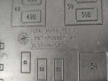 2002-2010 Mercury Mountaineer Fusebox Fuse Box Panel Relay Module P/N:2L5T14A075AA 8L9T14398CD Fits OEM Used Auto Parts