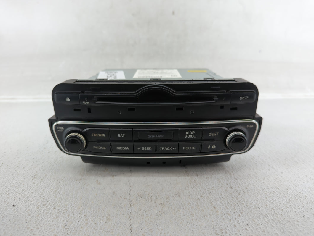 2014-2015 Kia Cadenza Radio AM FM Cd Player Receiver Replacement P/N:96560-3R105 Fits 2014 2015 OEM Used Auto Parts