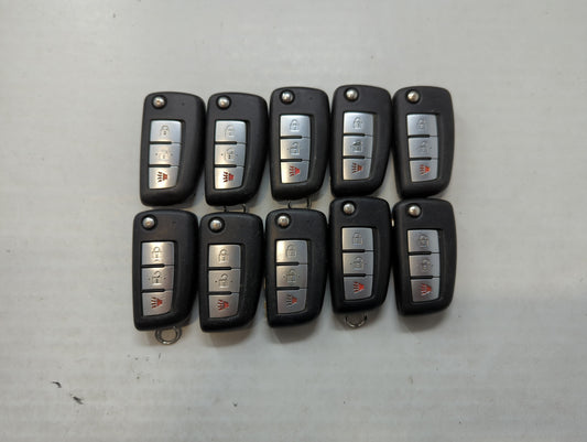 Lot of 10 Nissan Keyless Entry Remote Fob CWTWB1G767 - Oemusedautoparts1.com