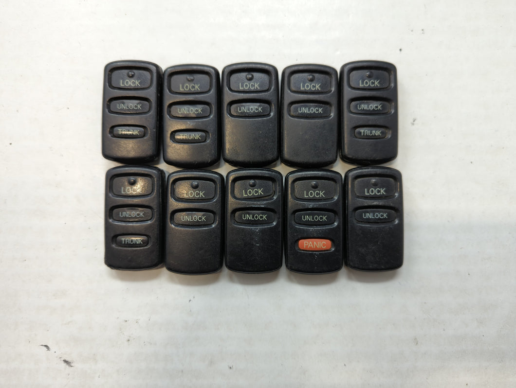 Lot of 10 Mitsubishi Keyless Entry Remote Fob OUCG8D-522M-A |