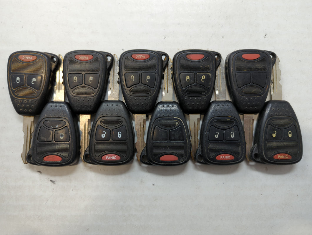 Lot of 10 Jeep Keyless Entry Remote Fob OHT692715AA | M3N5WY72XX |