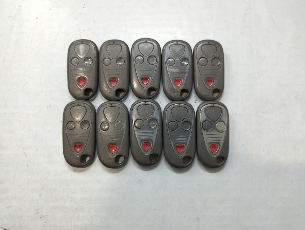 Lot of 10 Acura Keyless Entry Remote Fob MIXED FFC IDS MIXED PART NUMBERS