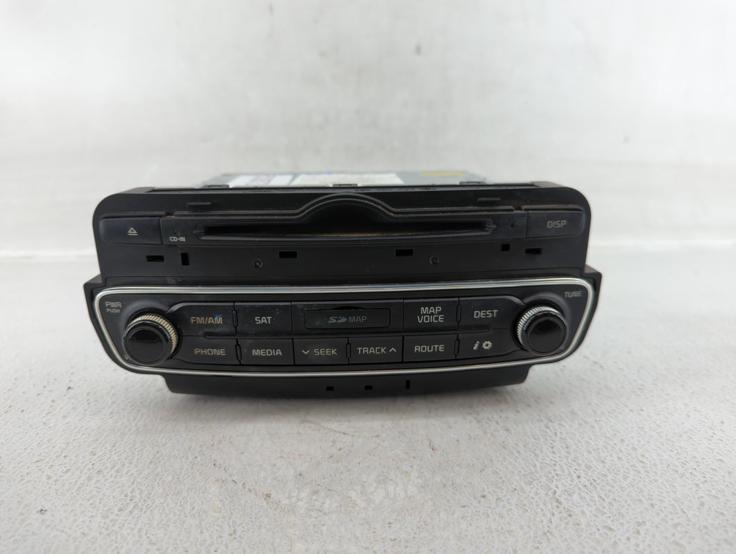 2014-2016 Kia Cadenza Radio AM FM Cd Player Receiver Replacement P/N:96560-3R105 96370-3R305 Fits 2014 2015 2016 OEM Used Auto Parts