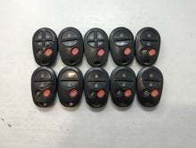 Lot of 10 Toyota Keyless Entry Remote Fob GQ43VT20T