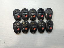 Lot of 10 Toyota Keyless Entry Remote Fob GQ43VT20T