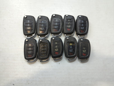 Lot of 10 Hyundai Keyless Entry Remote Fob TQ8-RKE-4F16 | TQ8-RKE-4F25