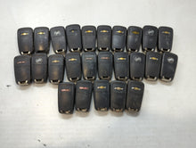 Lot of 25 Chevrolet Keyless Entry Remote Fob MIXED FCC IDS MIXED PART