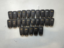 Lot of 25 Chevrolet Keyless Entry Remote Fob MIXED FCC IDS MIXED PART