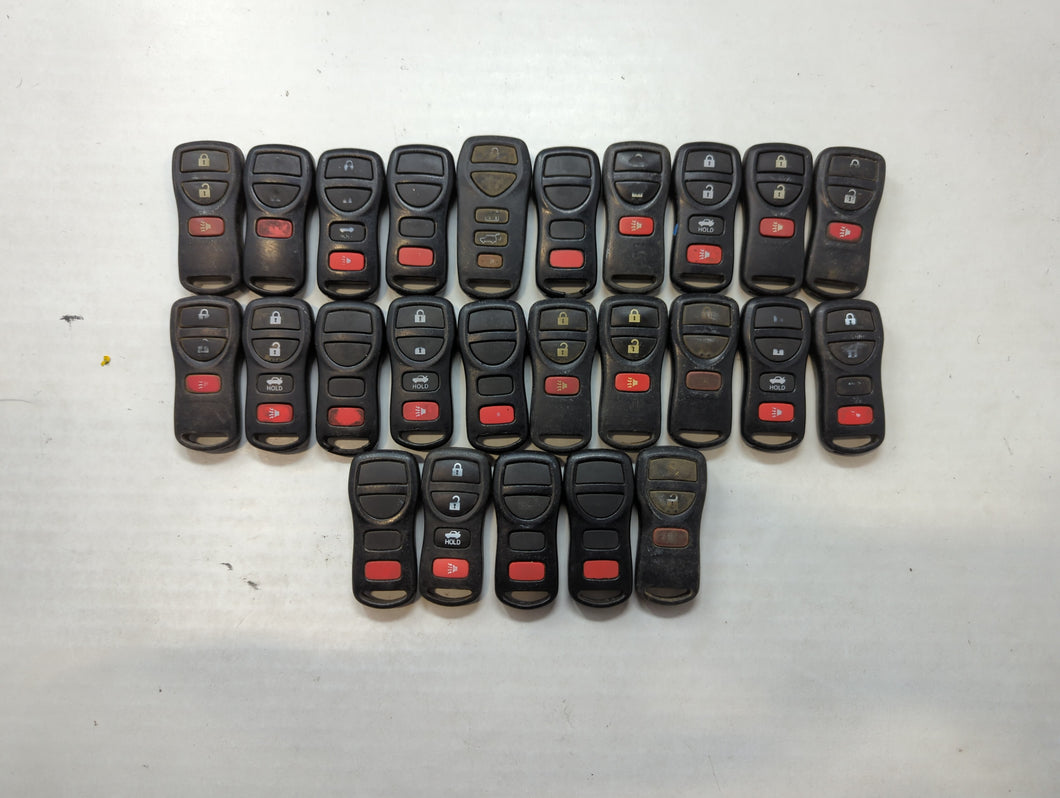 Lot of 25 Nissan Keyless Entry Remote Fob CWTWB1U821 | CWTWB1U733 |