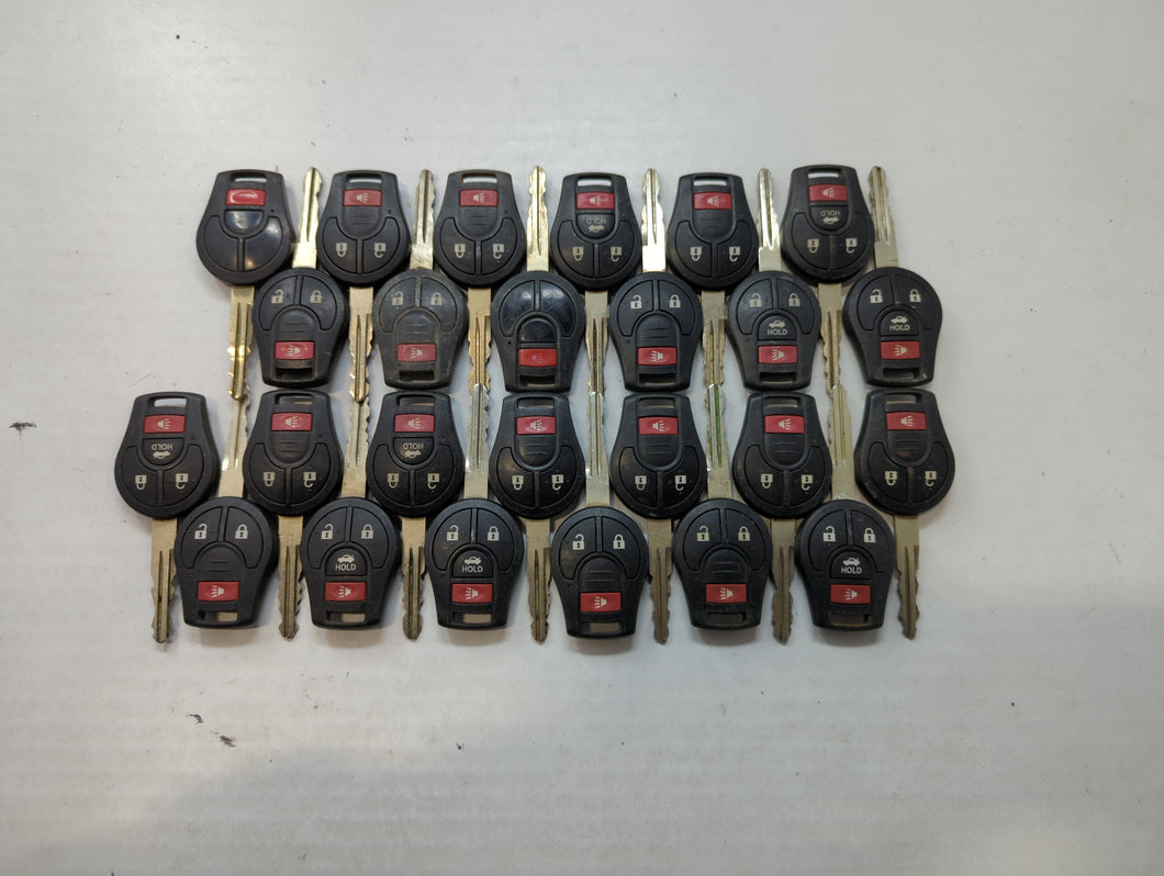 Lot of 25 Nissan Keyless Entry Remote Fob CWTWB1U751 | CWTWB1U816